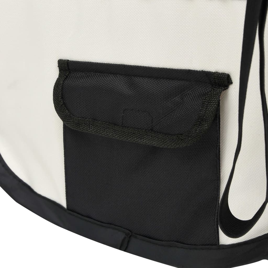 Box per Cani Gatti Pieghevole Traspirante con Borsa Trasporto Nero 125x125x61 cm in Recinti gioco Esplodia - Napoli, commercioVirtuoso.it