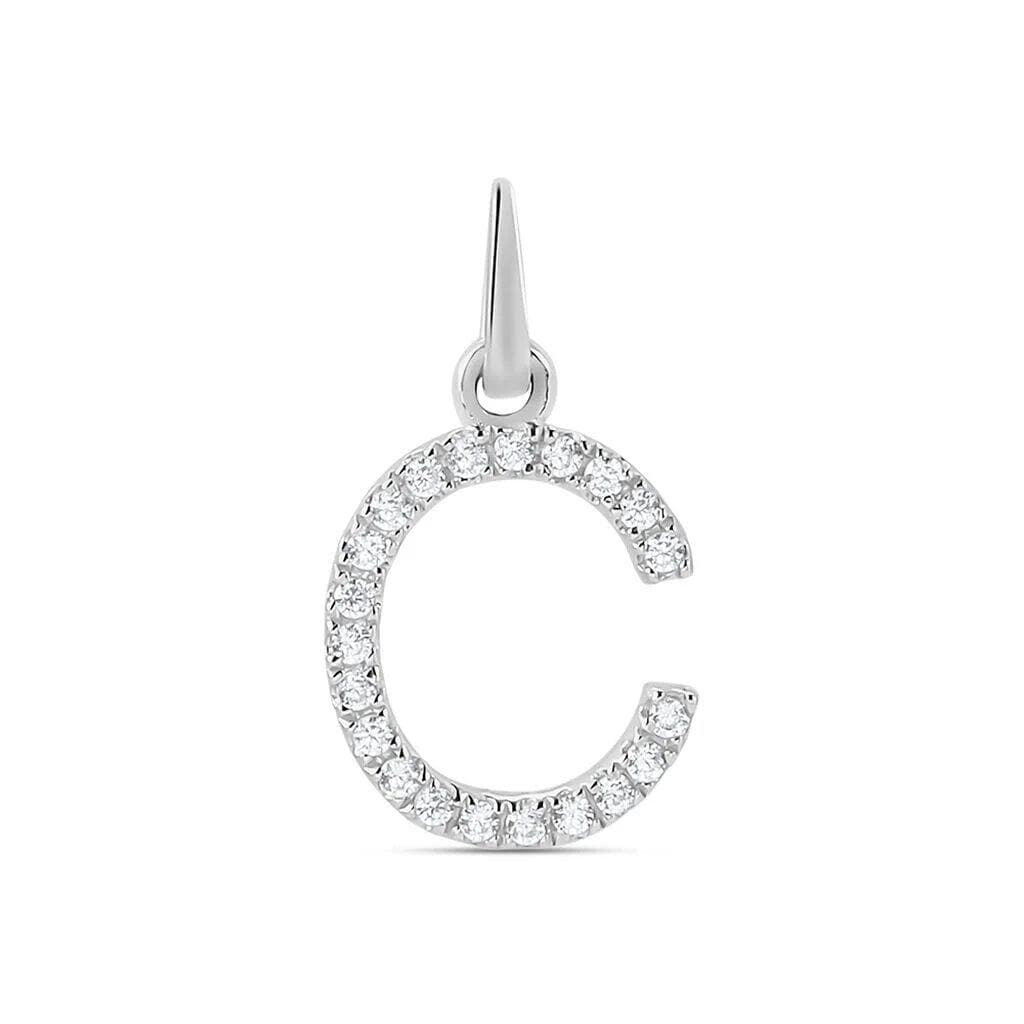 STROILI - Pendente Poème Oro Bianco Cubic Zirconia in Collane Alba Gioielli - Casoria, commercioVirtuoso.it