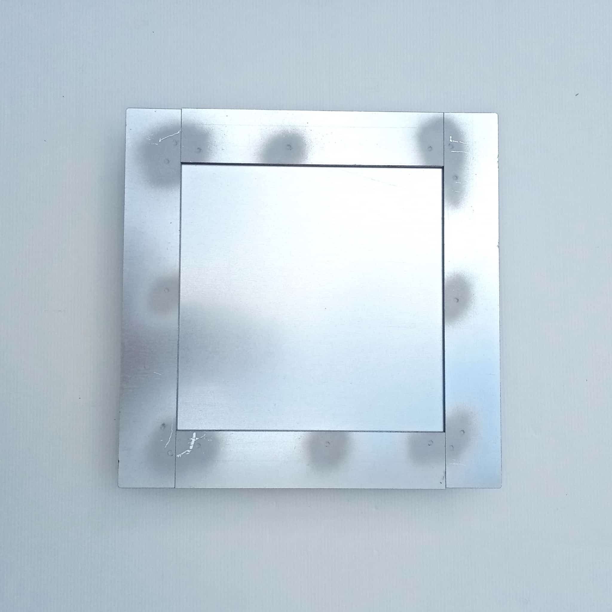 Sigillo 400 x 400 x H 50mm chiusino di lamiera zincata pesante da incasso in Soglie Aloiserw.com - Altomonte, commercioVirtuoso.it