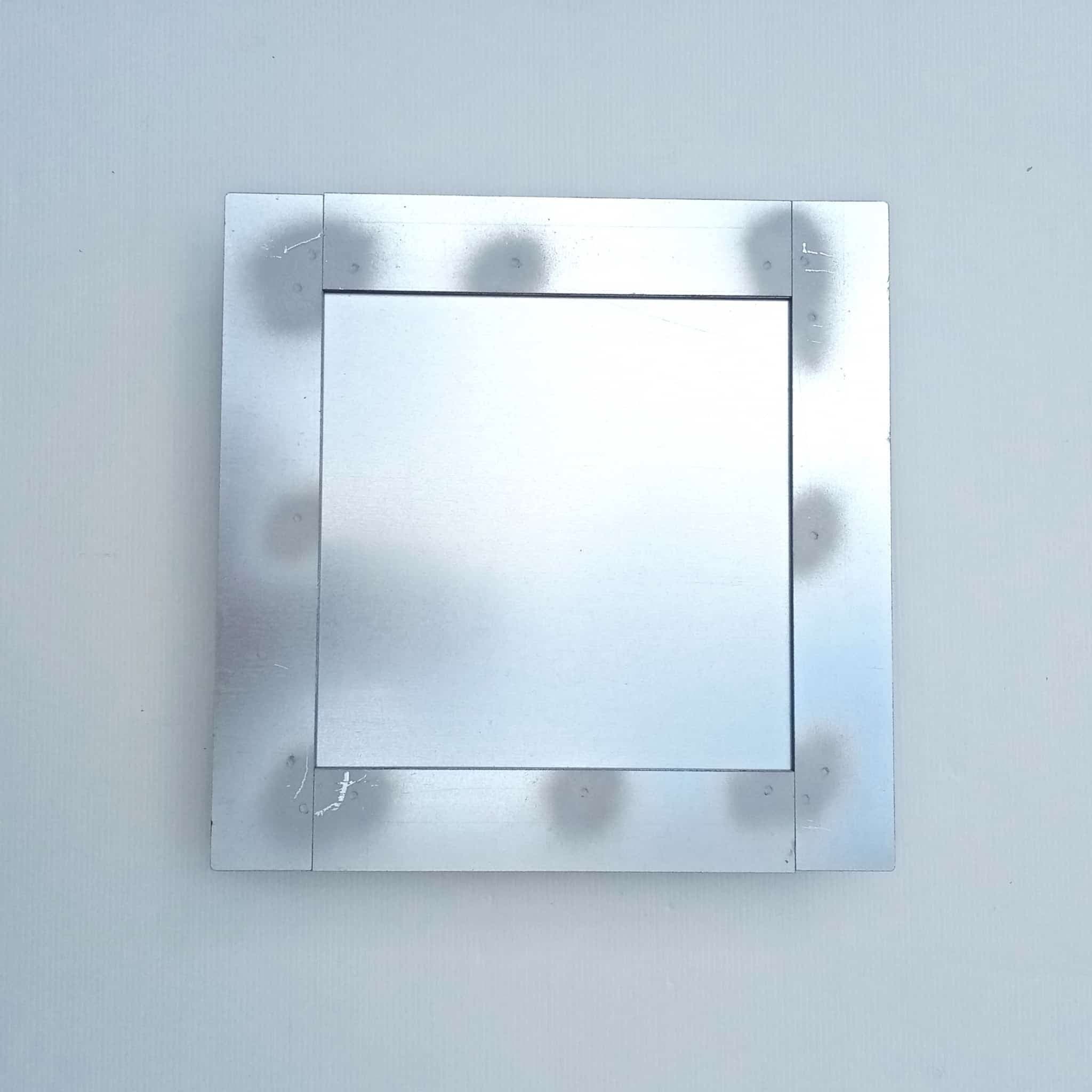 Sigillo 400 x 400 x H 80mm chiusino di lamiera zincata pesante da incasso in Drenaggio Aloiserw.com - Altomonte, commercioVirtuoso.it