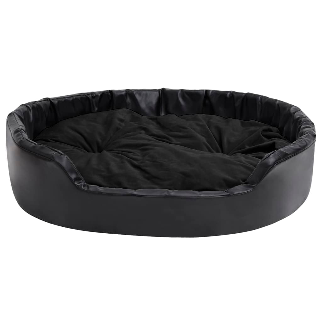 Lettino per Cani Cuccia da Interno Nero 99x89x21 cm in Peluche e Similpelle in Lettini Esplodia - Napoli, commercioVirtuoso.it
