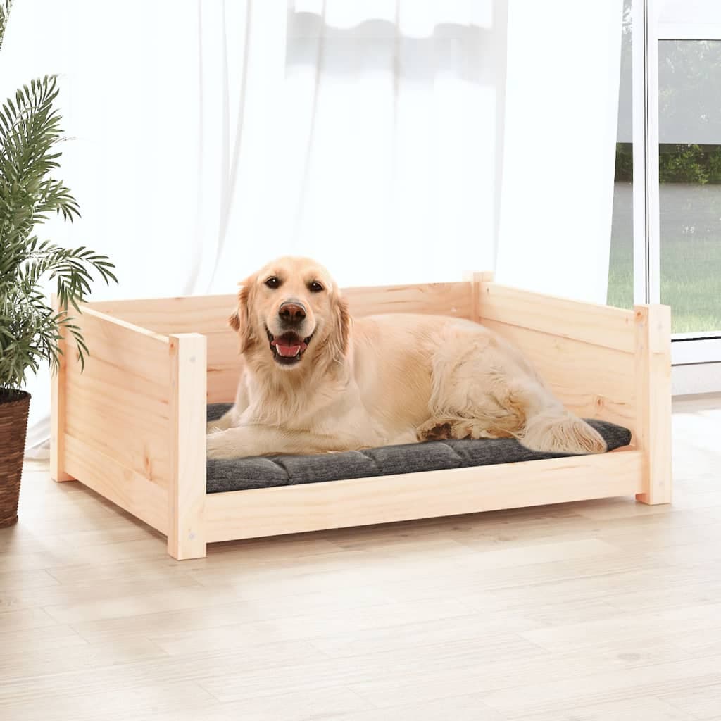 Cuccia per Cani Divanetto 75,5x55,5x28 cm in Legno Massello di Pino in Lettini Esplodia - Napoli, commercioVirtuoso.it