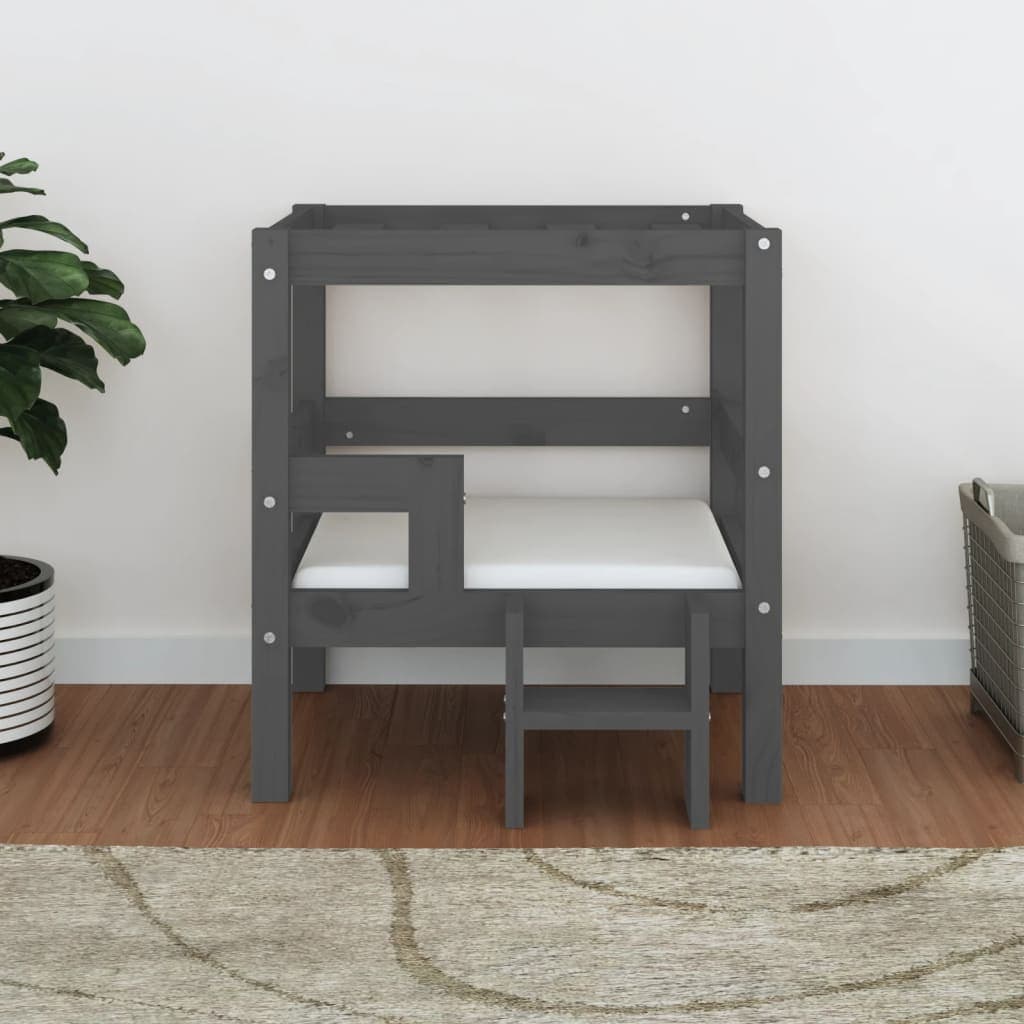 Cuccia per Cani Cuccetta 55,5x53,5x60cm in Legno Massello di Pino Grigio in Lettini Esplodia - Napoli, commercioVirtuoso.it