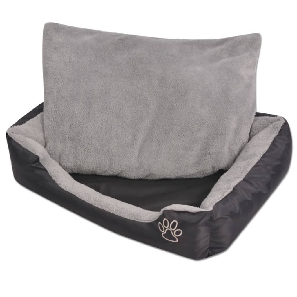 Cuccia per Cani Lettino con Cuscino Imbottito Taglia XXL Nero Fondo Antiscivolo in Lettini Esplodia - Napoli, commercioVirtuoso.it