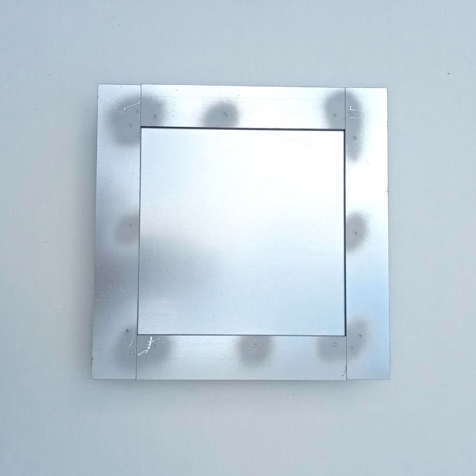 Sigillo 500 x 500 x H 80mm chiusino di lamiera zincata pesante da incasso in Drenaggio Aloiserw.com - Altomonte, commercioVirtuoso.it