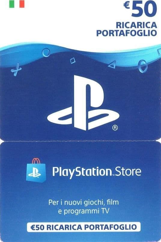 Ricarica portafoglio playstation store (psn) - 50€ - 4251404530365