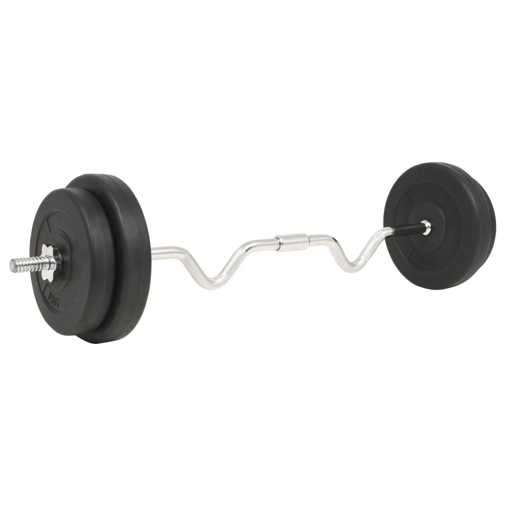 Set per Bilanciere 30 kg con Piastre in Cemento Allenamento Palestra Fitness in Manubri Esplodia - Napoli, commercioVirtuoso.it