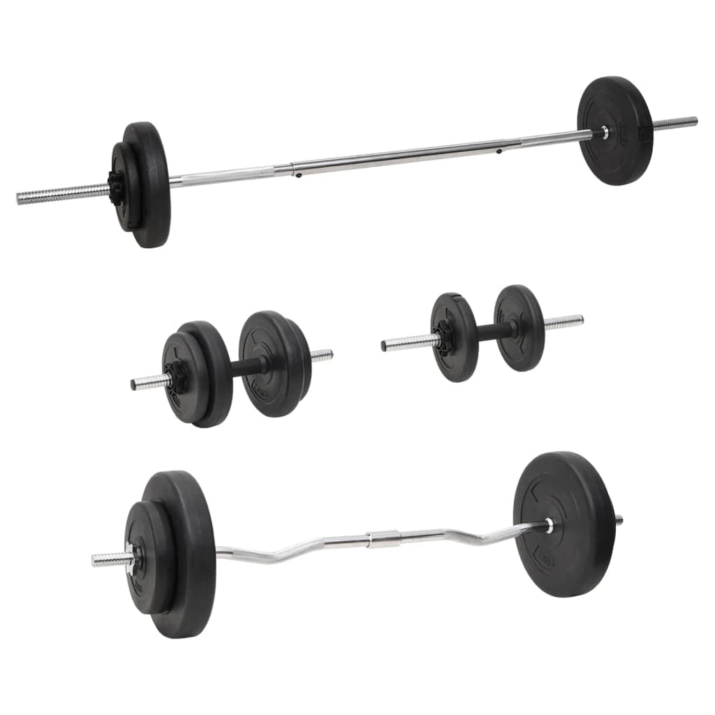 Set Bilanciere e Manubri con Dischi 60 kg in Acciaio Cromato in Manubri Esplodia - Napoli, commercioVirtuoso.it