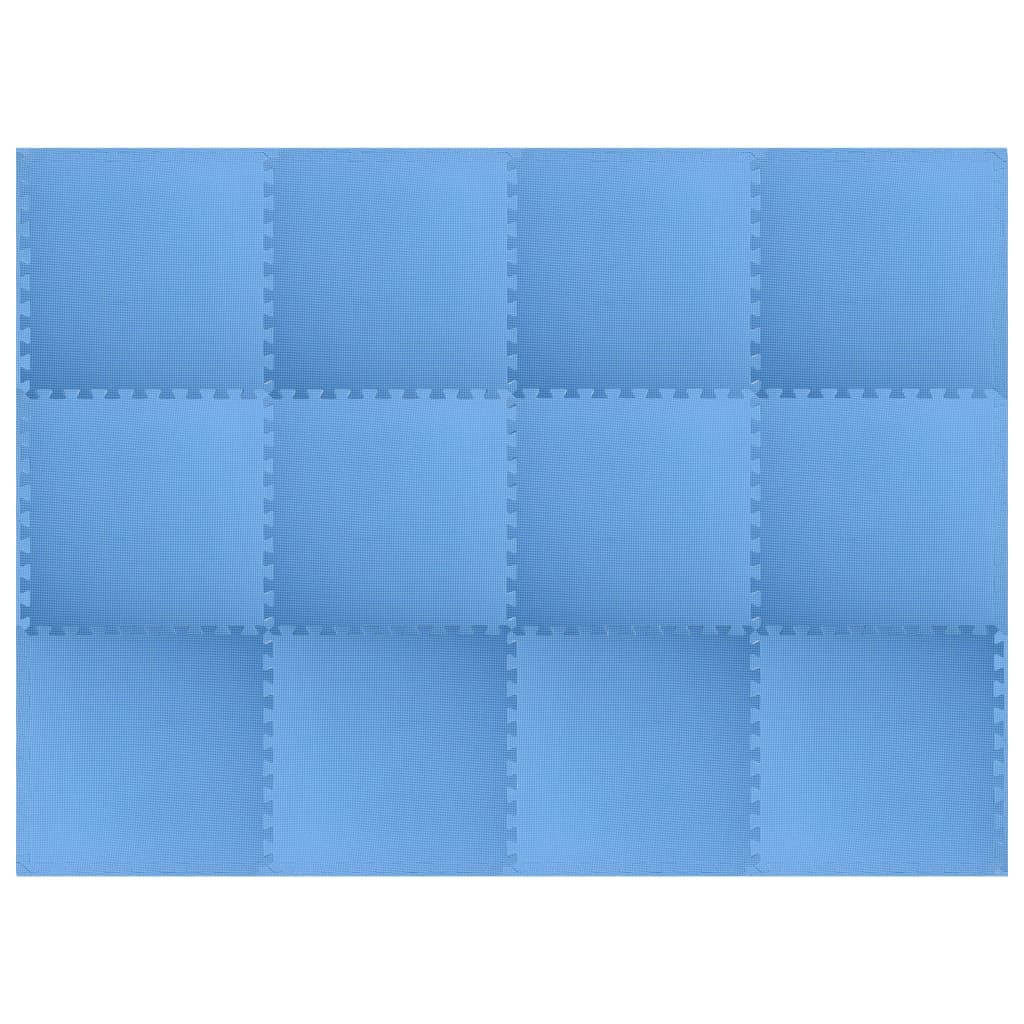 Tappetino a Incastro Set 12 pz 4,32 m² in Schiuma EVA Colore Blu in Tappetini Esplodia - Napoli, commercioVirtuoso.it