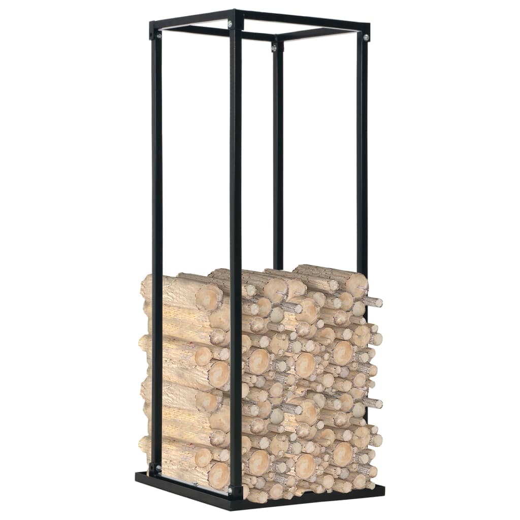 Rastrelliera per Legna da Ardere Base Nera 37x37x113cm Acciaio in Portalegna Esplodia - Napoli, commercioVirtuoso.it