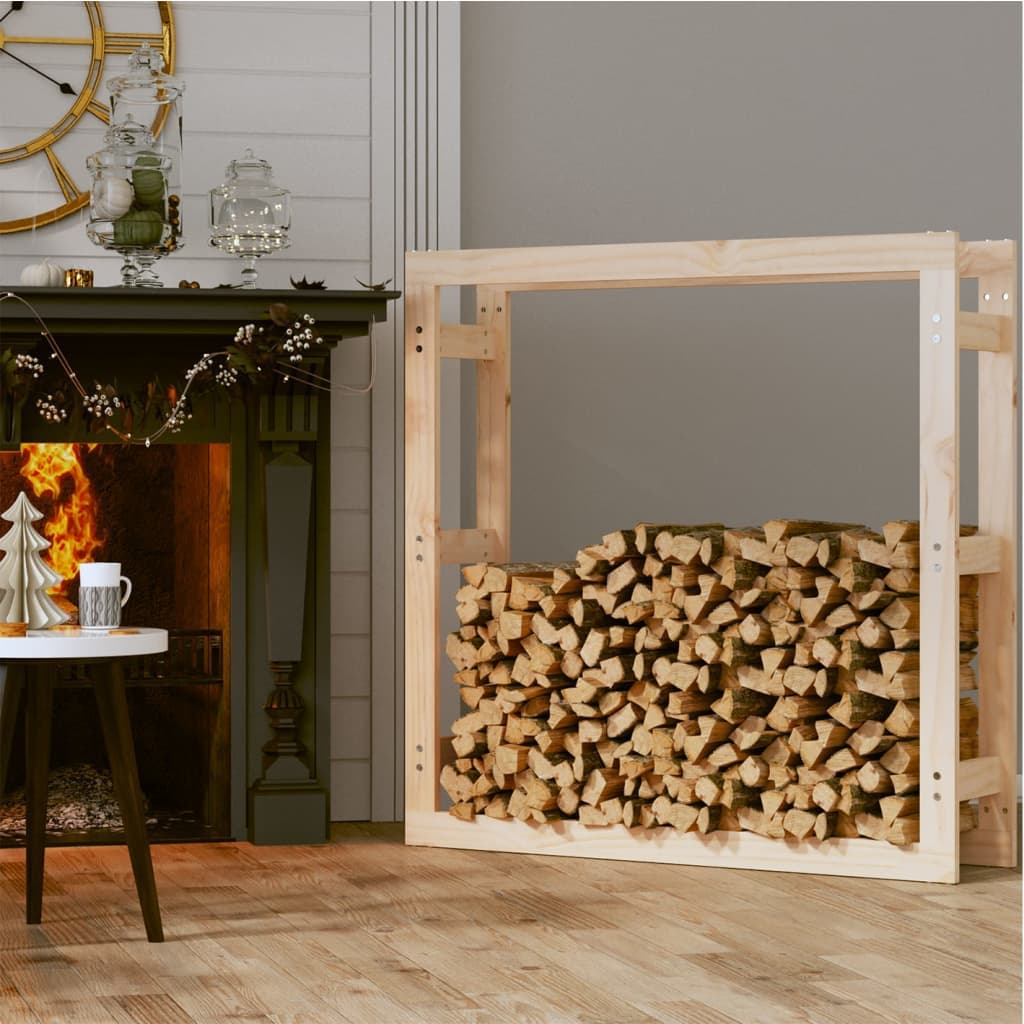 Portalegna 100x25x100 cm in Legno Massello di Pino in Culle portalegna Esplodia - Napoli, commercioVirtuoso.it