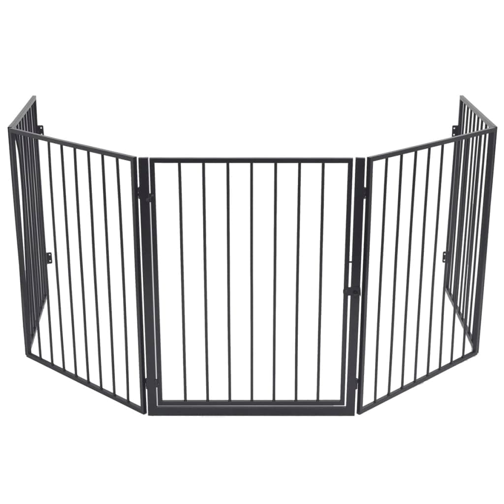 Cancelletto di Protezione per Camino e Stufa in Acciaio Nero in Cancelletti per porte e scale Esplodia - Napoli, commercioVirtuoso.it