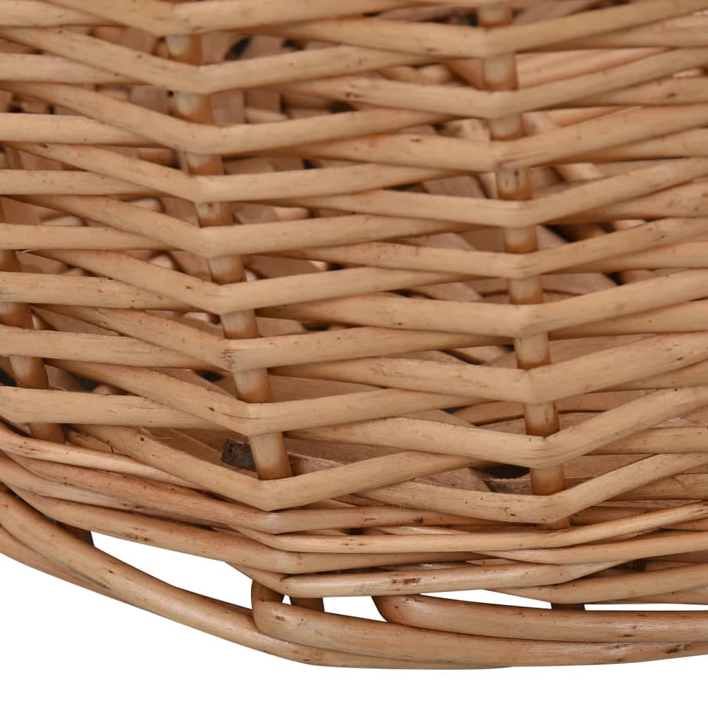 Cesta Porta Legna con Maniglie 78x54x34cm Salice Naturale in Cestini portalegna Esplodia - Napoli, commercioVirtuoso.it