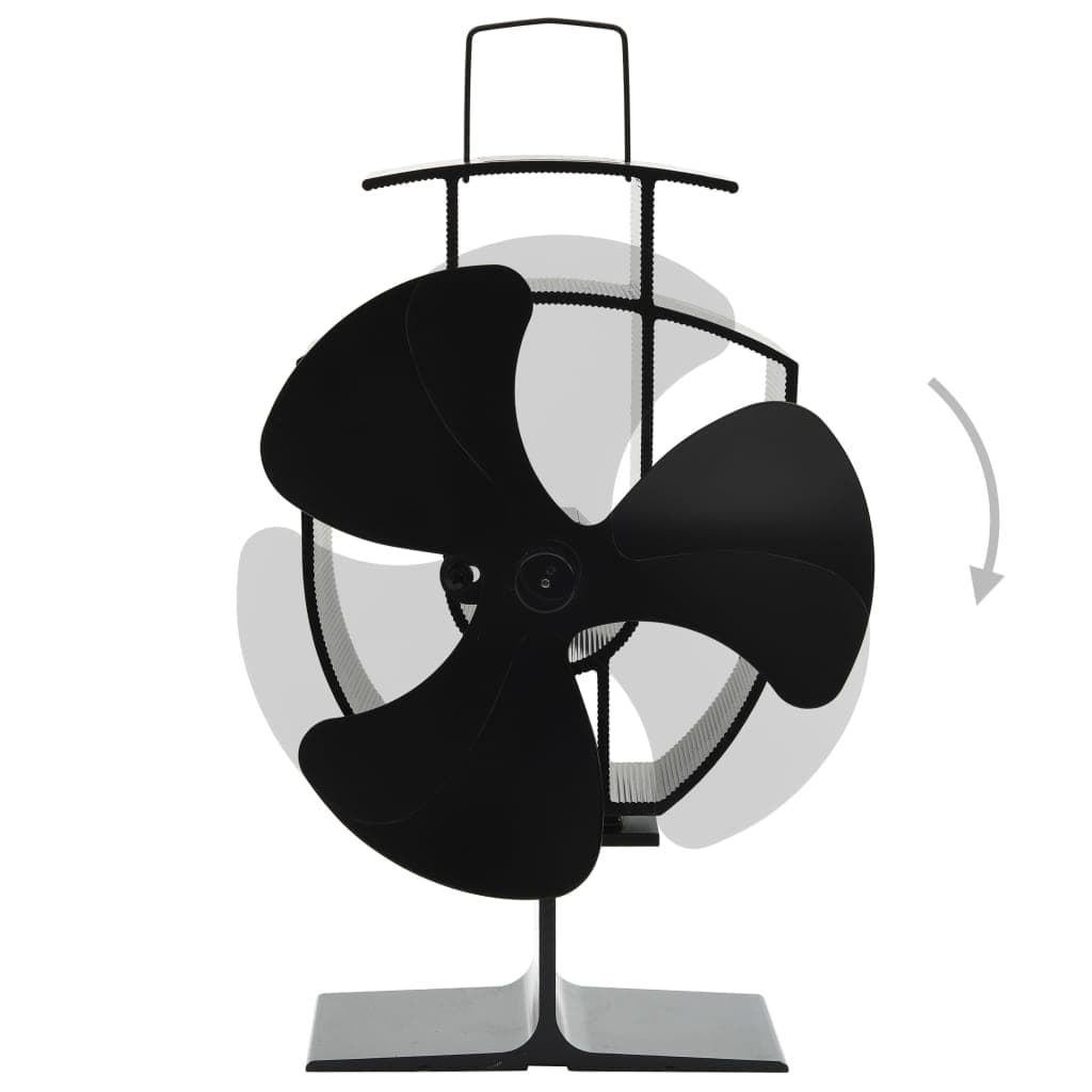 Ventola per Stufa Alimentazione a Calore 3 Lame Nero in Attrezzi da caminetto Esplodia - Napoli, commercioVirtuoso.it