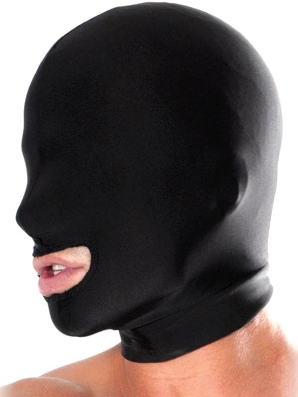 Spandex Open Mouth Hood Nero in Accessori Mettimelo.it - Casoria, commercioVirtuoso.it