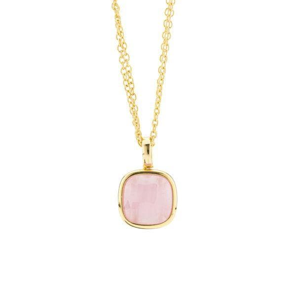 Boccadamo - Collana placcata oro giallo con pendente di cristallo grande rosa baby in Collane Alba Gioielli - Casoria, commercioVirtuoso.it