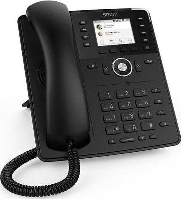 Telefono snom d735 w/o ps black - 00004389