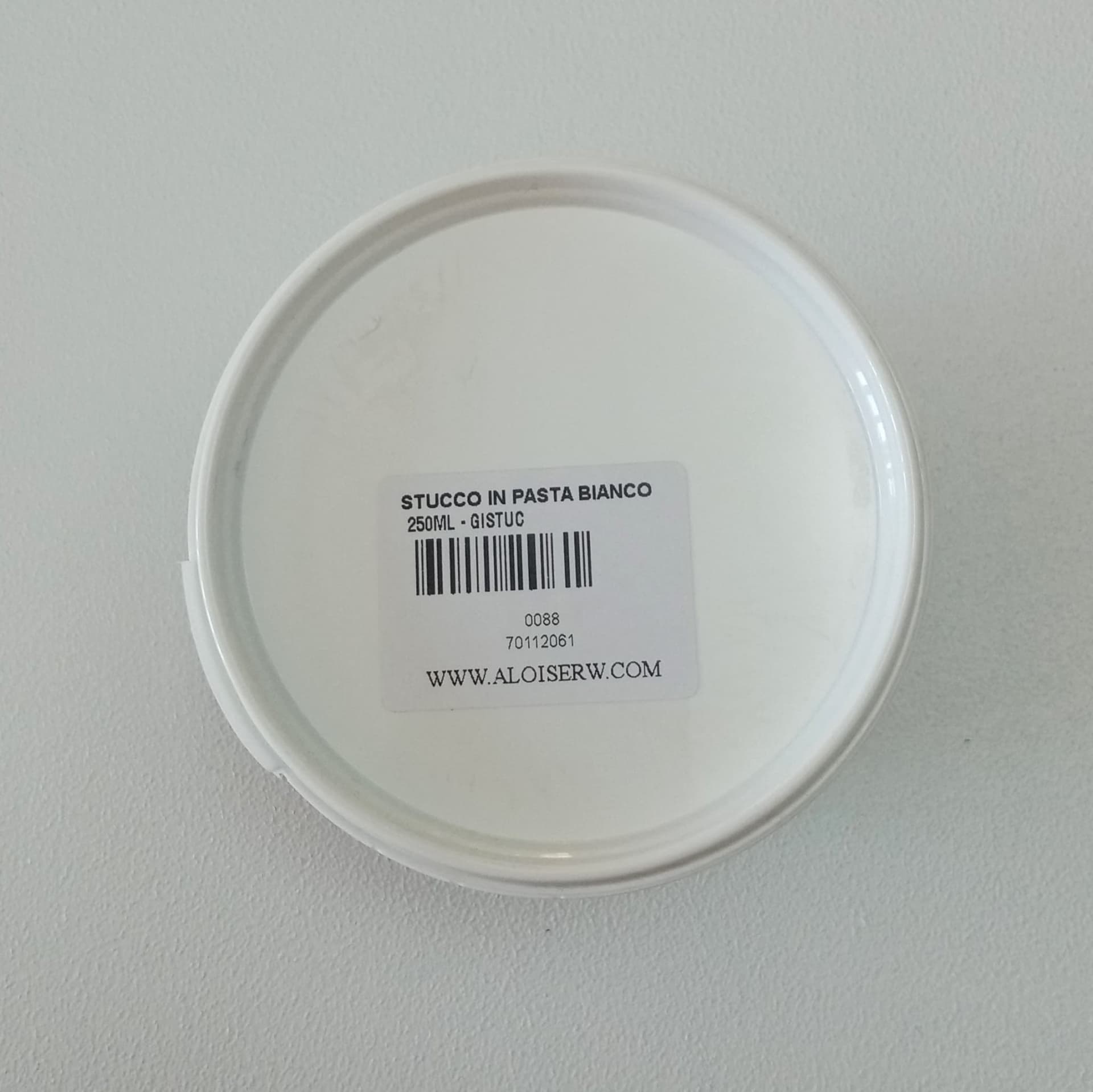 GISTUC 250ml stucco in pasta bianco per legno e muri - per interni in Stucco Aloiserw.com - Altomonte, commercioVirtuoso.it