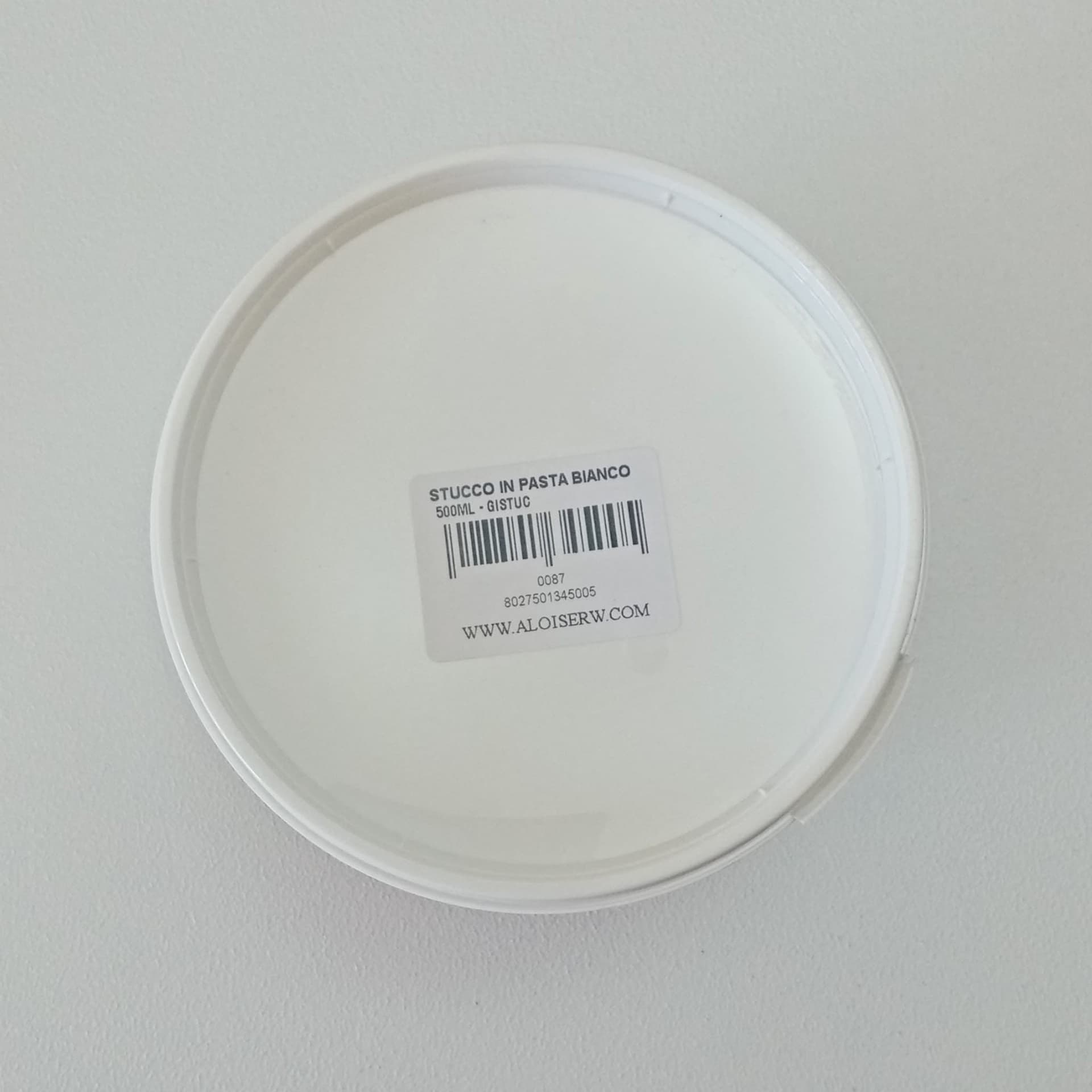 GISTUC 500ml stucco in pasta bianco per legno e muri - per interni in Stucco Aloiserw.com - Altomonte, commercioVirtuoso.it