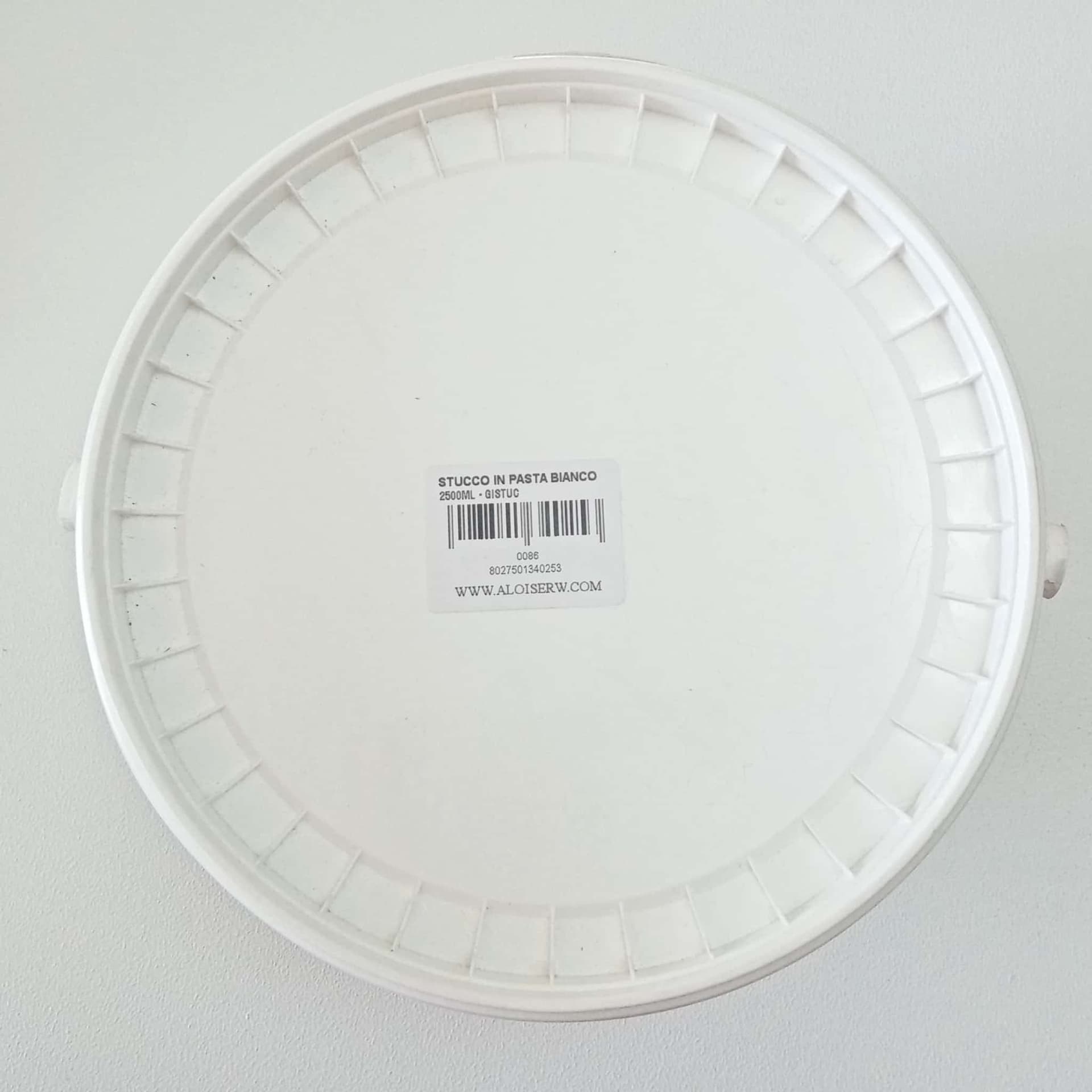 GISTUC 2,5lt stucco in pasta bianco per legno e muri - per interni in Stucco Aloiserw.com - Altomonte, commercioVirtuoso.it