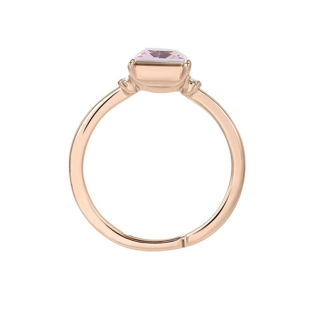 Stroili   -   Anello Solitario Violet Ottone Rosa Cristallo in Anelli Alba Gioielli - Casoria, commercioVirtuoso.it