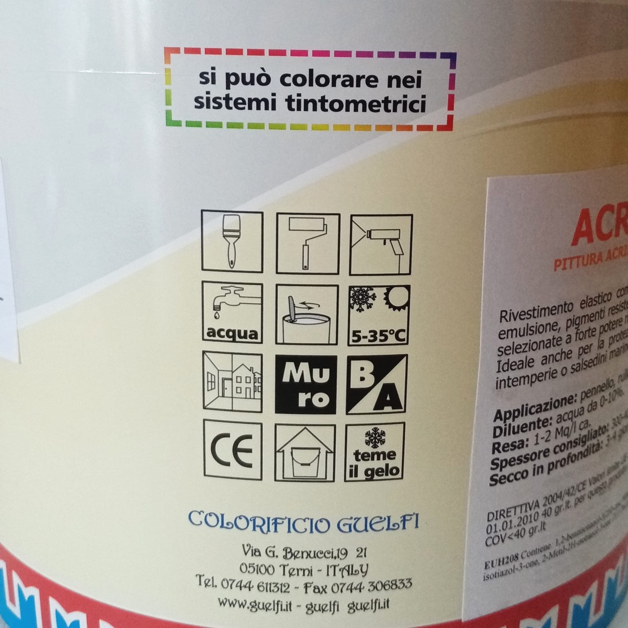 ACRIGUM 20kg rossa guaina liquida isolante pittura acrilica per terrazzi in Impermeabili Aloiserw.com - Altomonte, commercioVirtuoso.it