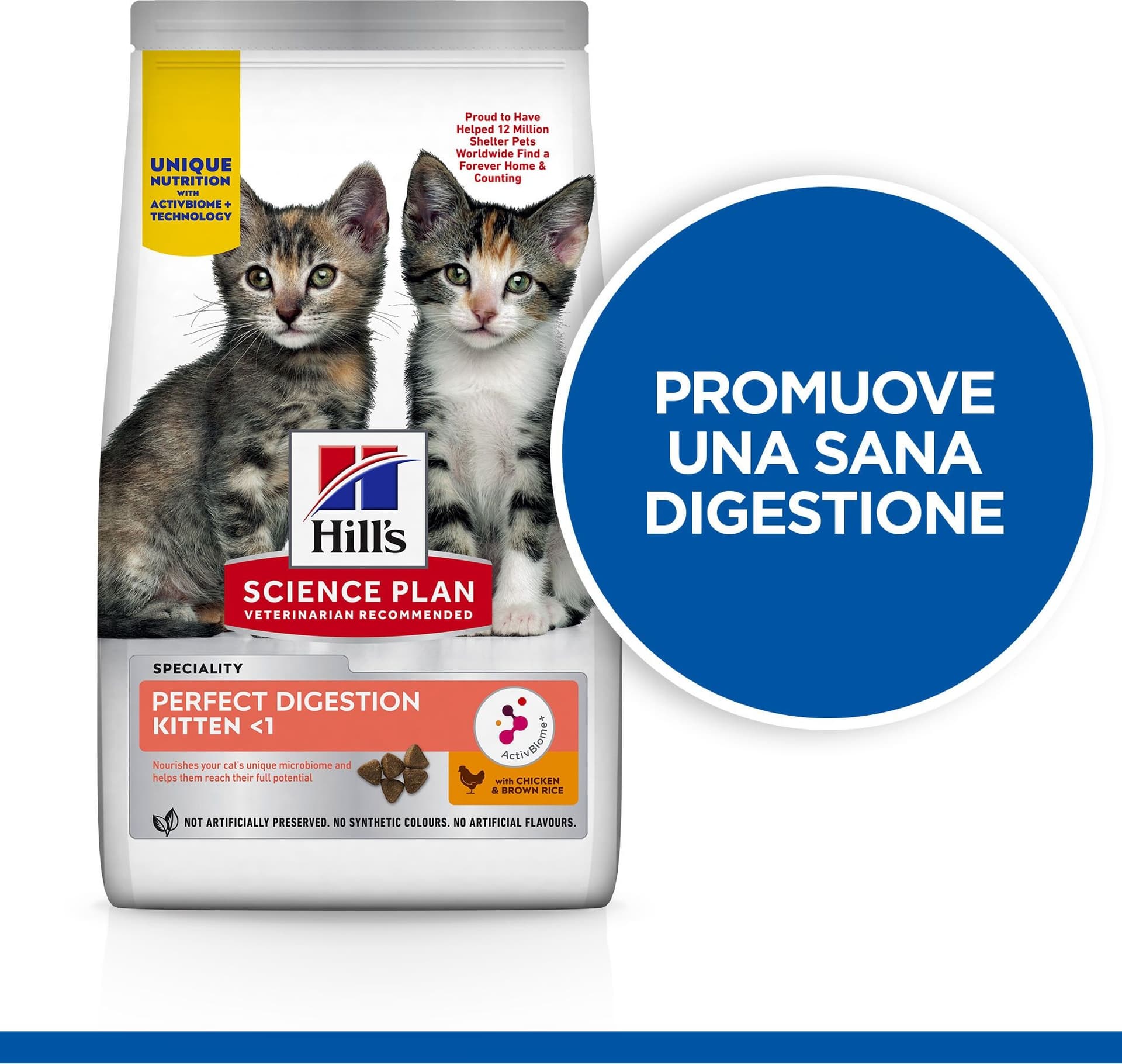 Hill's Perfect Digestion secco Gatti Kitten pollo in Secco 101 Market - Poggibonsi, commercioVirtuoso.it