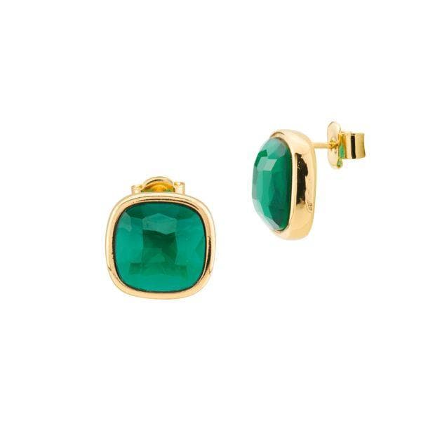 Boccadamo - Orecchini placcati oro giallo con cristallo verde tormalina in Orecchini Alba Gioielli - Casoria, commercioVirtuoso.it