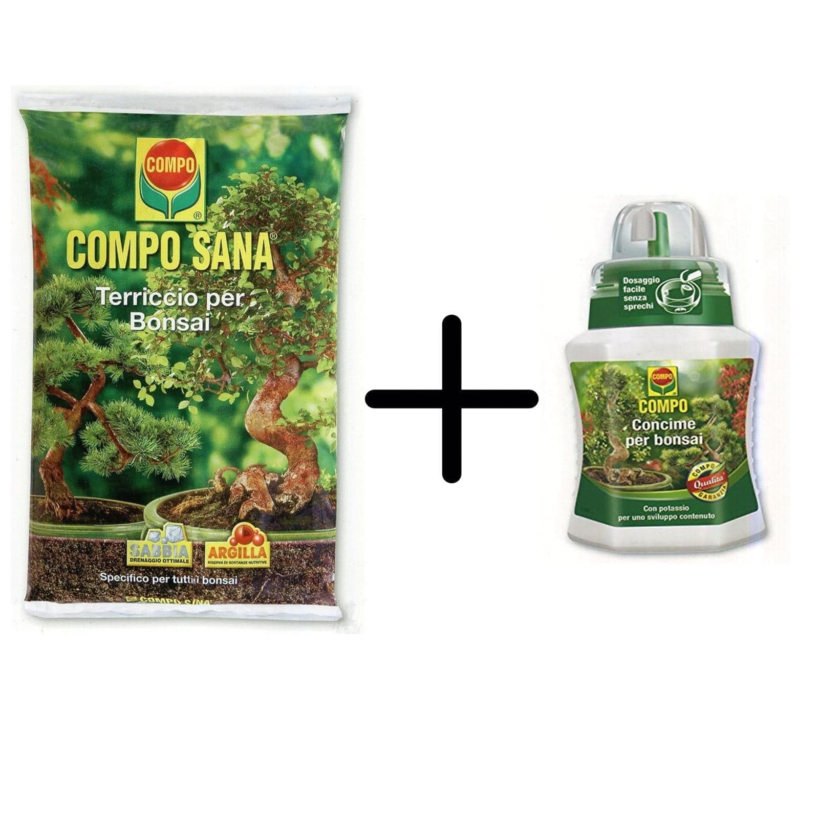 Kit terriccio e concime per bonsai con sabbia e argilla, concimato e sterilizzato - 2
