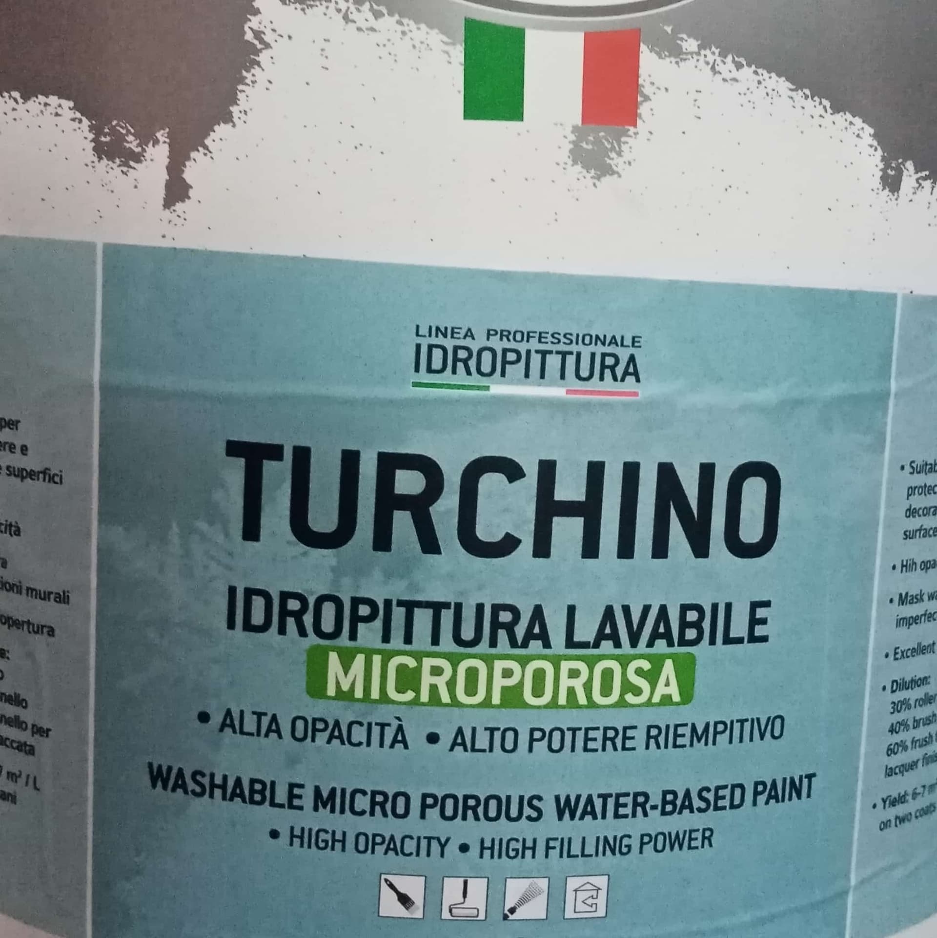 Tixe Turchino 4lt idro pittura lavabile microporosa extra bianca opaca per interni in Pittura per pareti Aloiserw.com - Altomonte, commercioVirtuoso.it