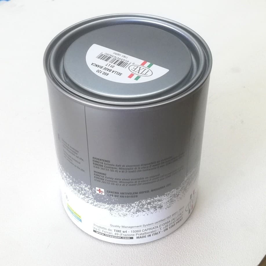 Tixe Sella 1lt idro pittura bianca opaca super lavabile per interni in Pittura per pareti Aloiserw.com - Altomonte, commercioVirtuoso.it