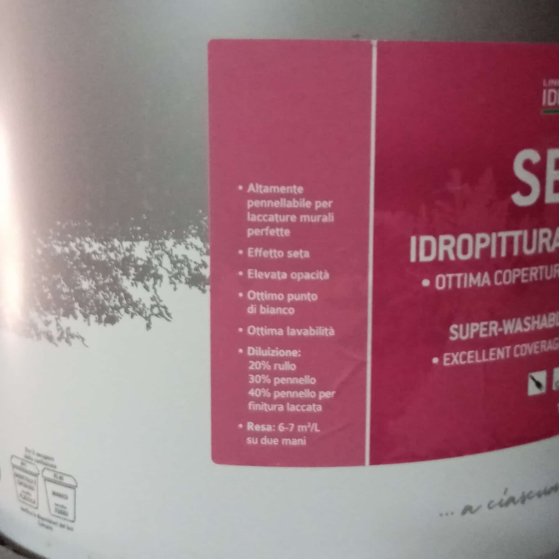 Tixe Sella 4lt idro pittura bianca opaca super lavabile per interni in Pittura per pareti Aloiserw.com - Altomonte, commercioVirtuoso.it