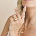 Boccadamo - Anello placcato oro giallo con cristallo medio miele