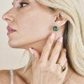 Boccadamo - Anello placcato oro giallo con cristallo grande verde tormalina in Anelli Alba Gioielli - Casoria, commercioVirtuoso.it