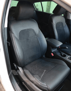 Set Coprisedili Su Misura Per Kia Sportage 4 (2016-2021), Leather style in Set per interni Autooggetti.it - Roma, commercioVirtuoso.it