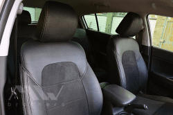 Set Coprisedili Su Misura Per Kia Sportage 4 (2016-2021), Leather style in Set per interni Autooggetti.it - Roma, commercioVirtuoso.it