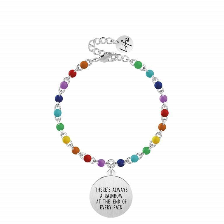 KIDULT- BRACCIALE THERE'S ALWAYS A RAINBOW AT THE END OF EVERY RAIN in Bracciali Alba Gioielli - Casoria, commercioVirtuoso.it