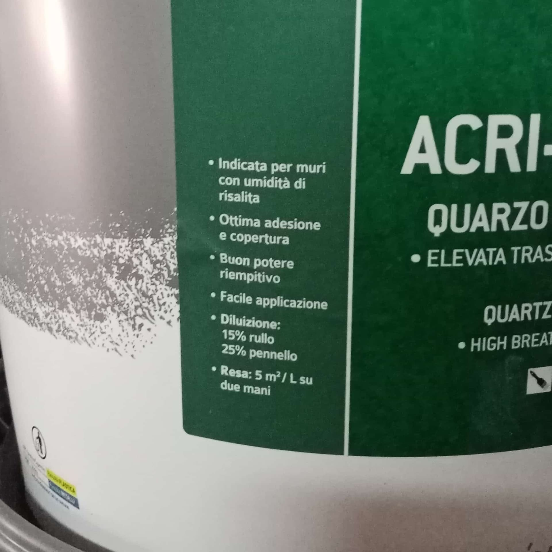 Tixe Acri-Silsan Tix 14lt idro pittura al quarzo acril silossanico bianca opaca grana fine alta copertura in Pittura per pareti Aloiserw.com - Altomonte, commercioVirtuoso.it