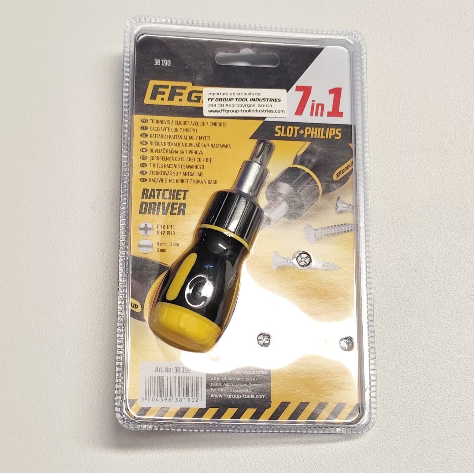 FF Group cacciavite nano con 7 inserti in Giraviti Aloiserw.com - Altomonte, commercioVirtuoso.it