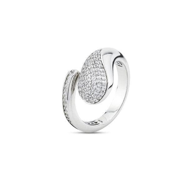 Boccadamo - Anello contrarié con goccia zirconata in Anelli Alba Gioielli - Casoria, commercioVirtuoso.it
