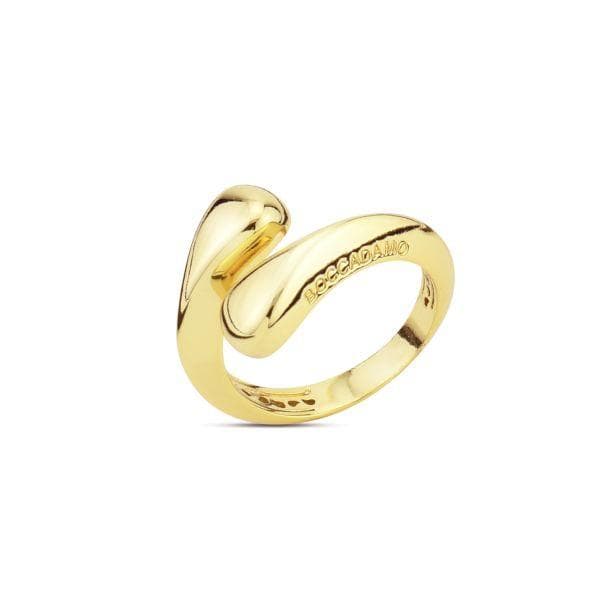 Boccadamo - Anello contrarié color oro giallo a doppia goccia in Anelli Alba Gioielli - Casoria, commercioVirtuoso.it