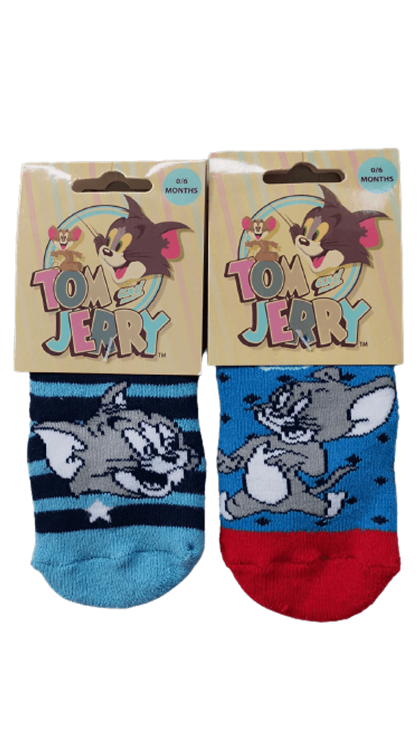 Sun City Calzini Antiscivolo Neonati Tom & Jerry Assortito