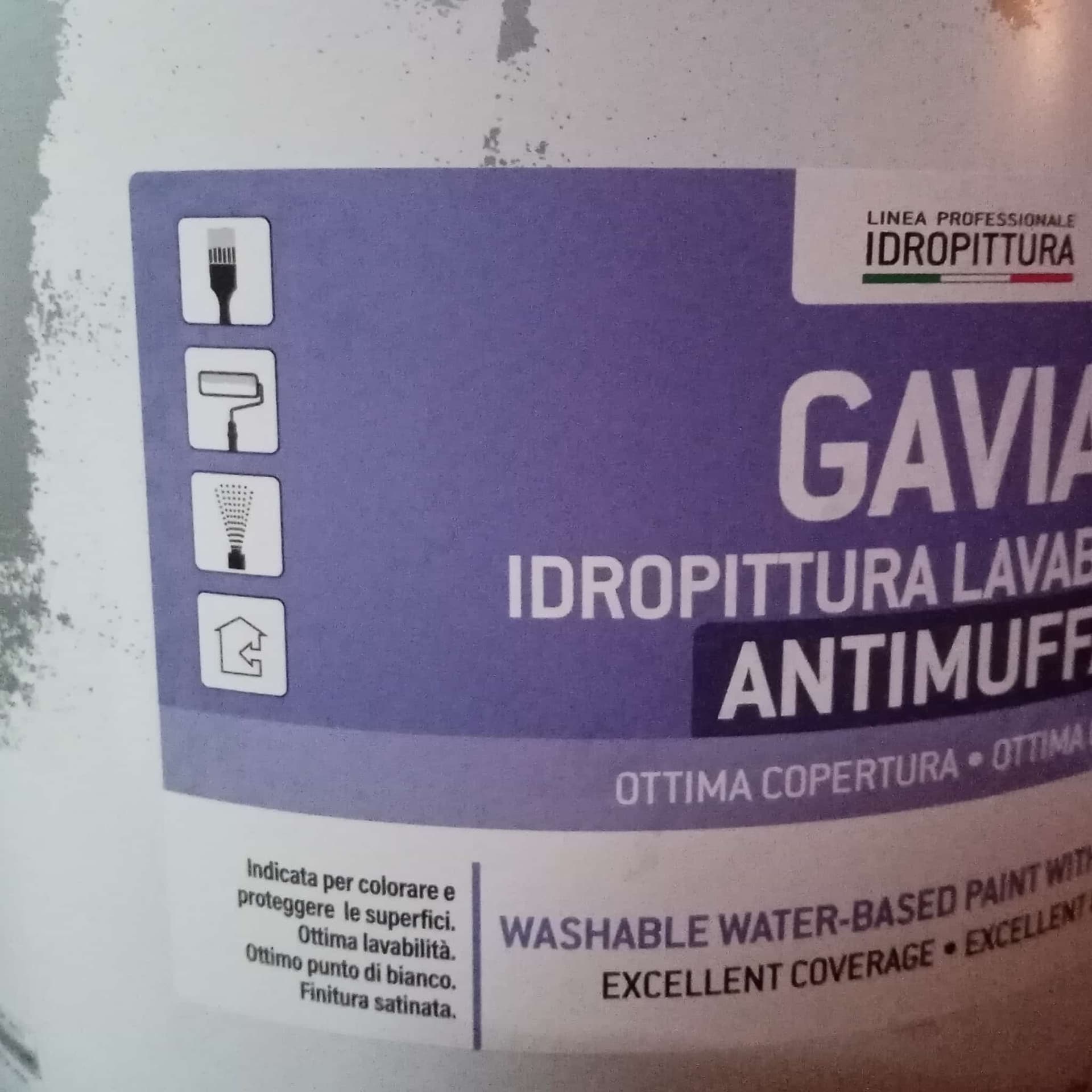 Tixe Gavia 14lt idro pittura acrilica bianca opaca lavabile per interni in Pittura per pareti Aloiserw.com - Altomonte, commercioVirtuoso.it