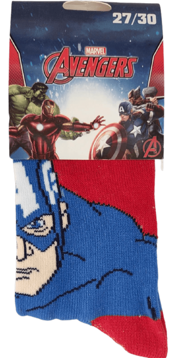 Calzini Bambino Captain America Avengers Rosso