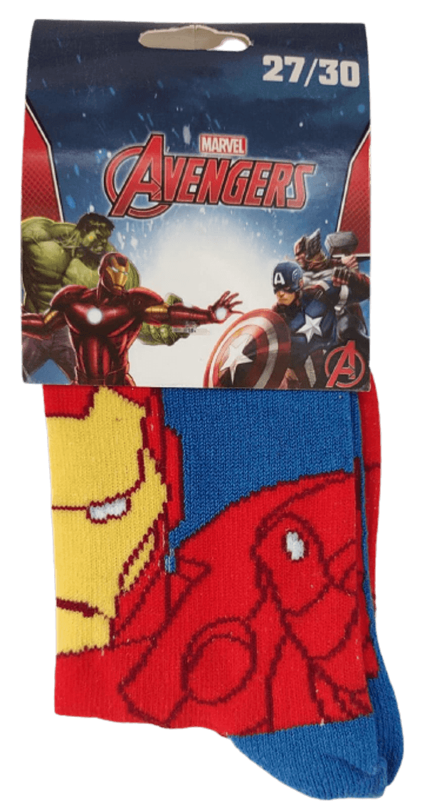 Calzini Bambino Iron Man Avengers Azzurro