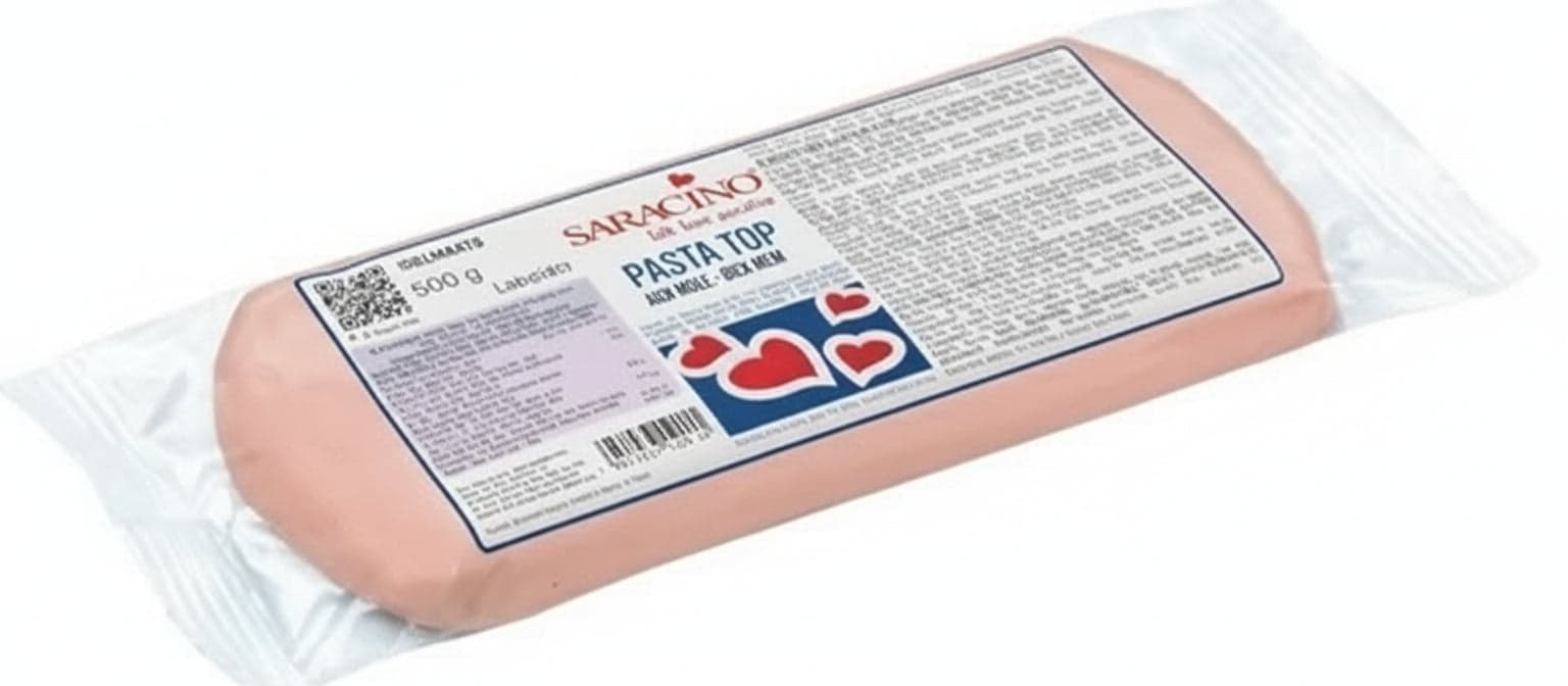 Pasta di Zucchero Rosa Beige per Copertura - 500g