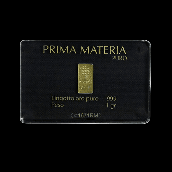 Prima Materia - Lingotto in Oro 999 in blister