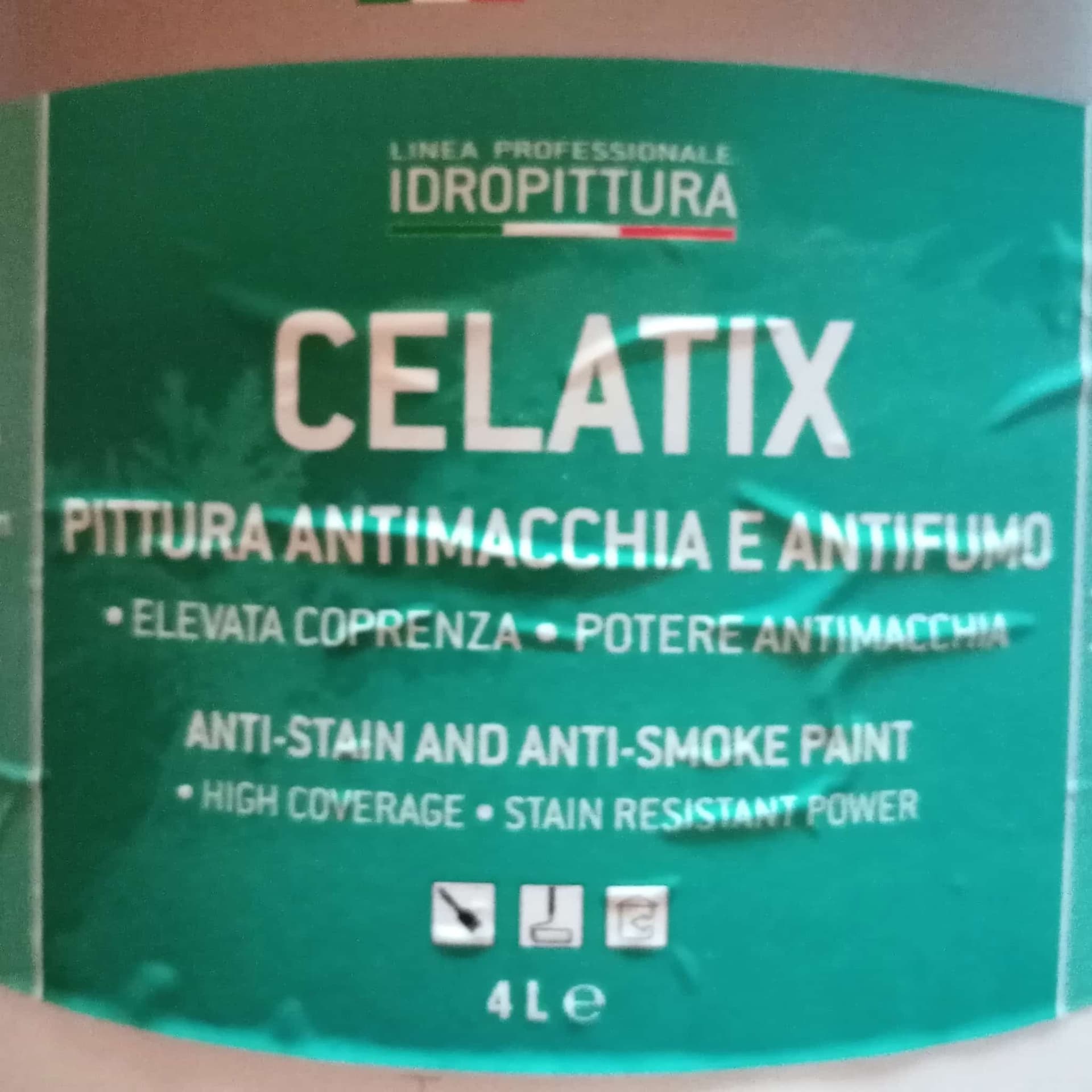 Tixe Celatix 4lt idro pittura bianca antimacchia e antifumo lavabile interni in Pittura per pareti Aloiserw.com - Altomonte, commercioVirtuoso.it