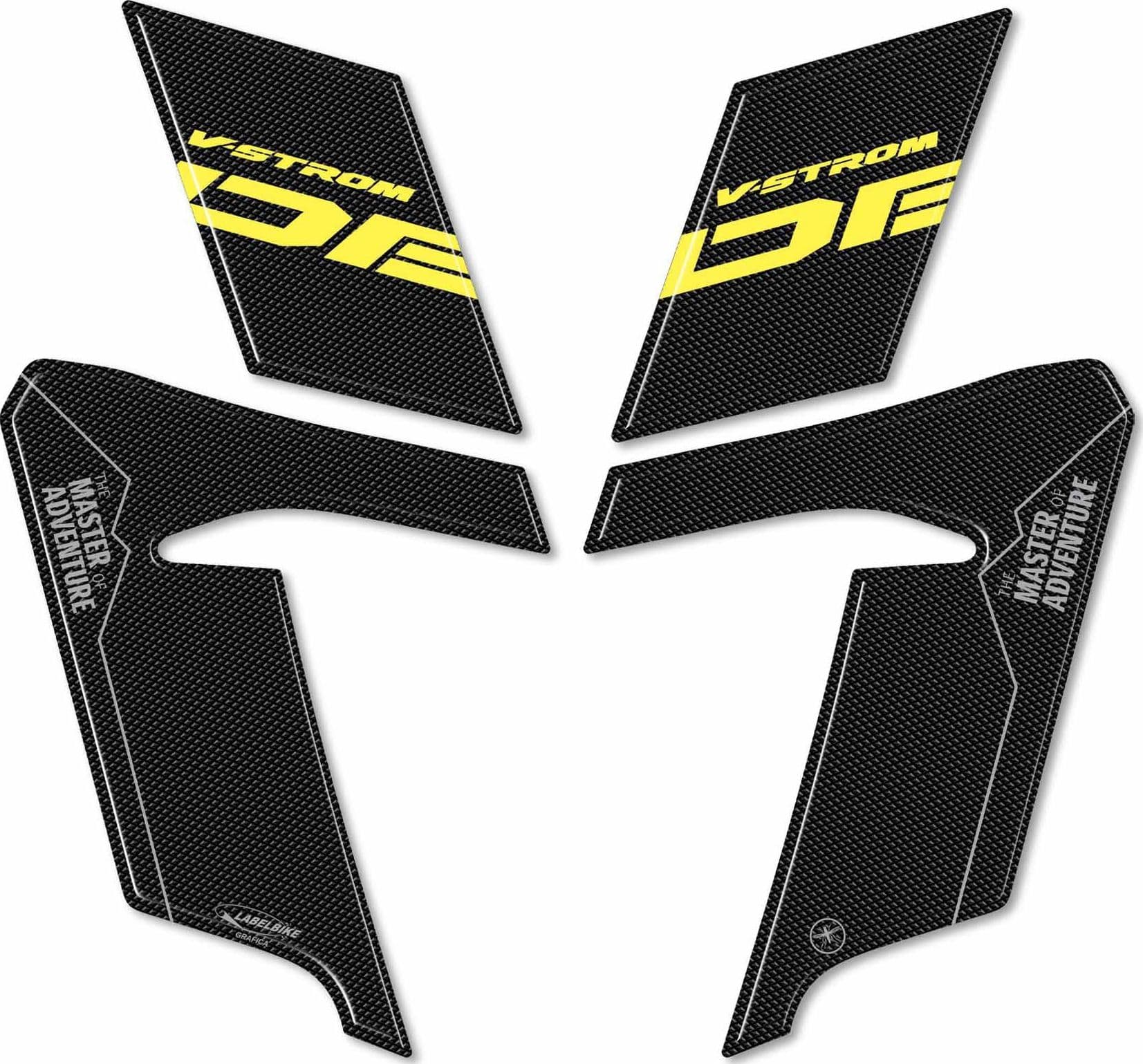 Adesivi 3D parasteli parafango moto compatibili con Suzuki V-Strom 1050DE 2023 in Decalcomanie adesivi e magneti LabelBike - Bibbiano, commercioVirtuoso.it