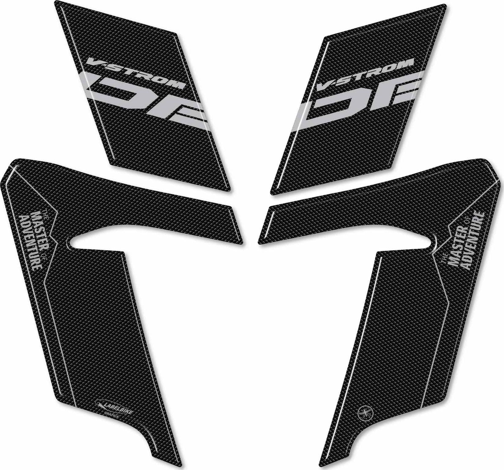 Adesivi 3D parasteli parafango moto compatibili con Suzuki V-Strom 1050DE 2023 in Decalcomanie adesivi e magneti LabelBike - Bibbiano, commercioVirtuoso.it